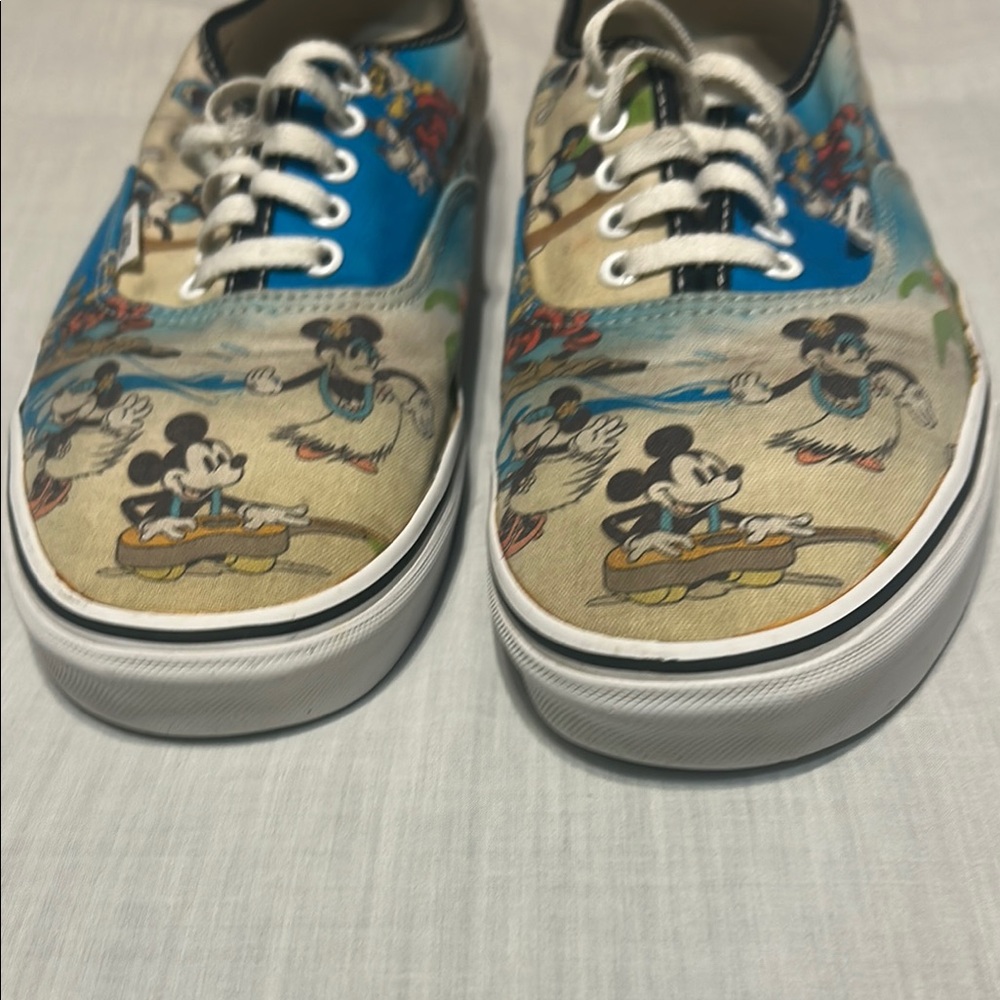 Vans Disney Authentic Mickey Mouse Aloha Patterned Sneakers - Picture 2 of 11
